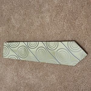 Steve Harvey collection mint green Tie with circles
